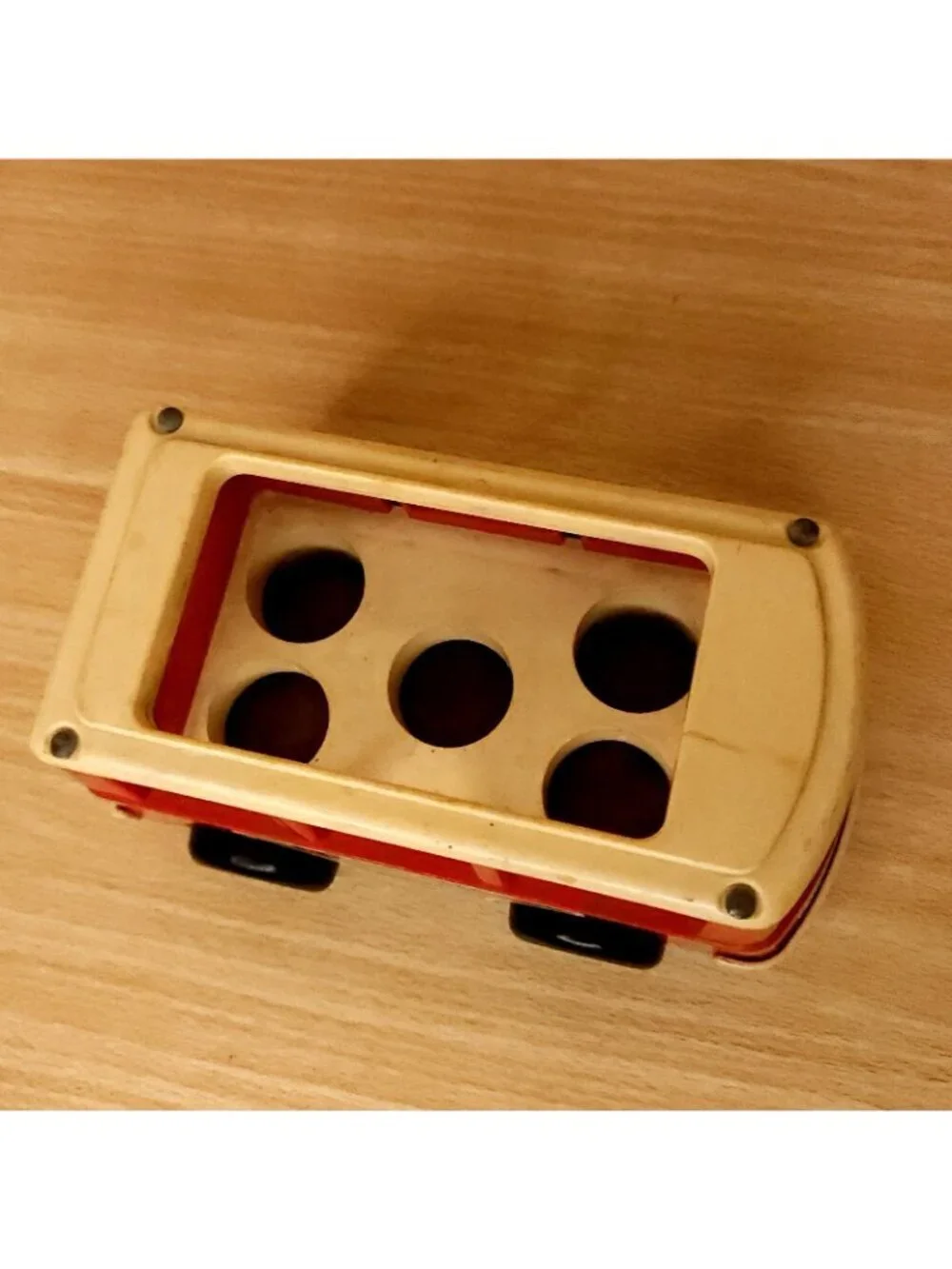 Fisher Price Vintage Mini Red School Bus